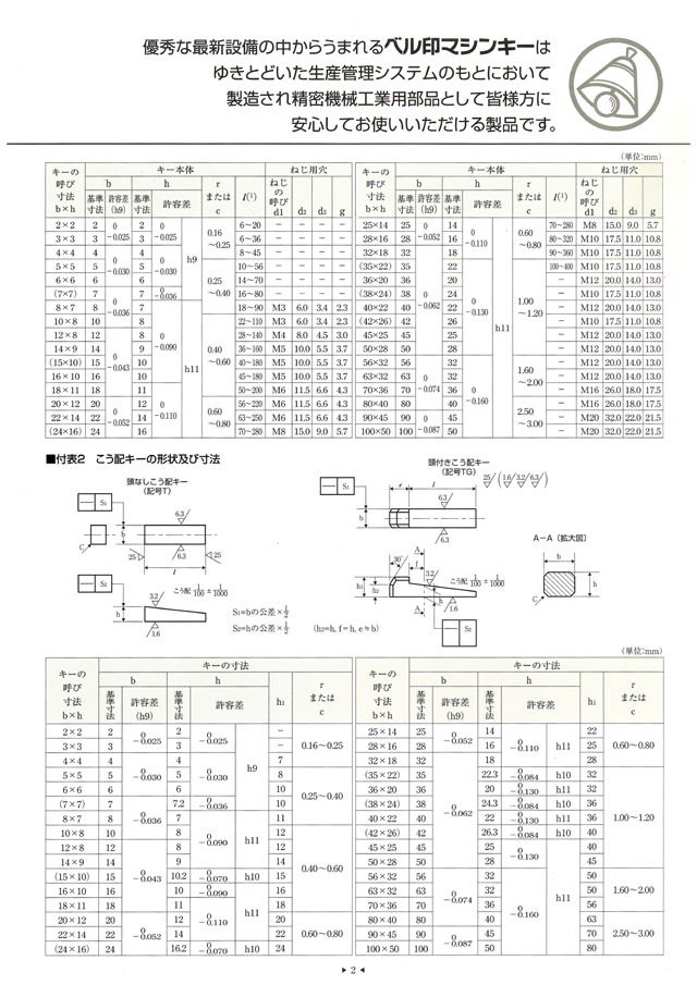 ウチネジツキ テーパーピン 材質(ステンレス) 規格(10X40) 入数(50
